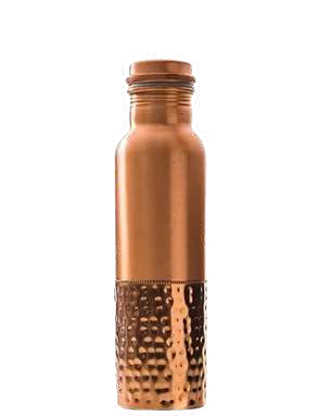 Half Hammered Copper Bottle