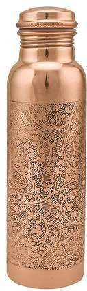 Etching Copper Bottle