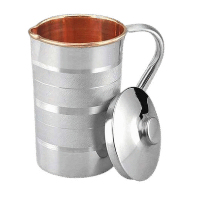 copper steel jug