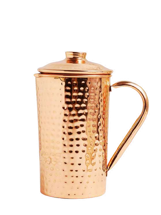 Copper Hammered Jug