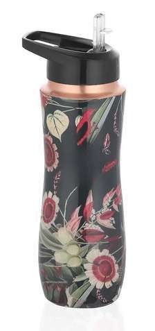 Floral Print Copper Sipper